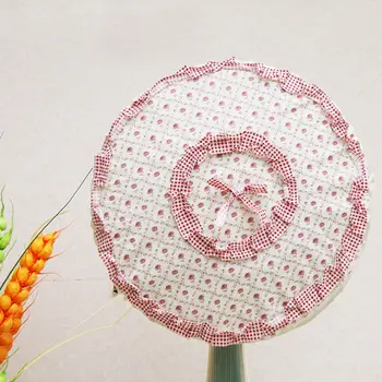 

New Dustproof Electric Fan Guard Pastoral Style Fan Dust Cover Circle Protection Case Safety Fan Cover For Home Decoration