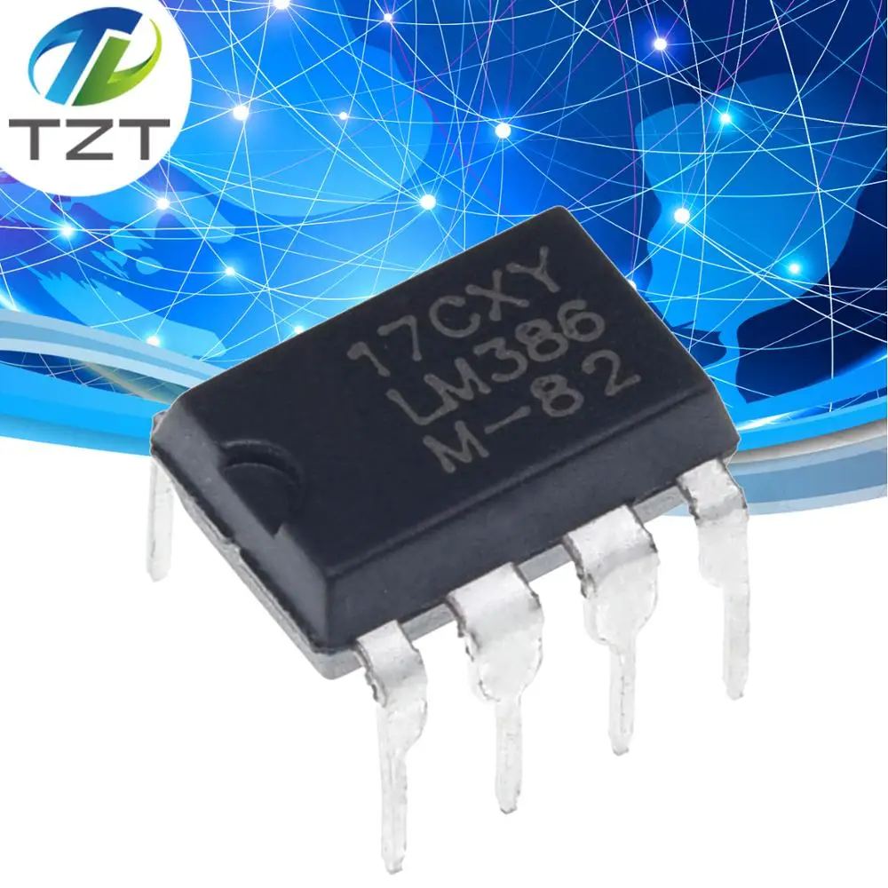 10 шт. LM386N DIP8 LM386 DIP 1 Новый и оригинальный IC|Интегральные схемы| |