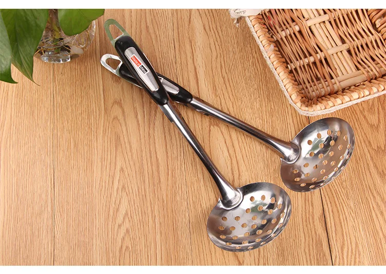 Stainless Steel Spatula Spoon Colander Lou Chan 4 Pieces In A Set Kitchen Supplies Wandering Peddler Stall Supply Of Goods Hot S