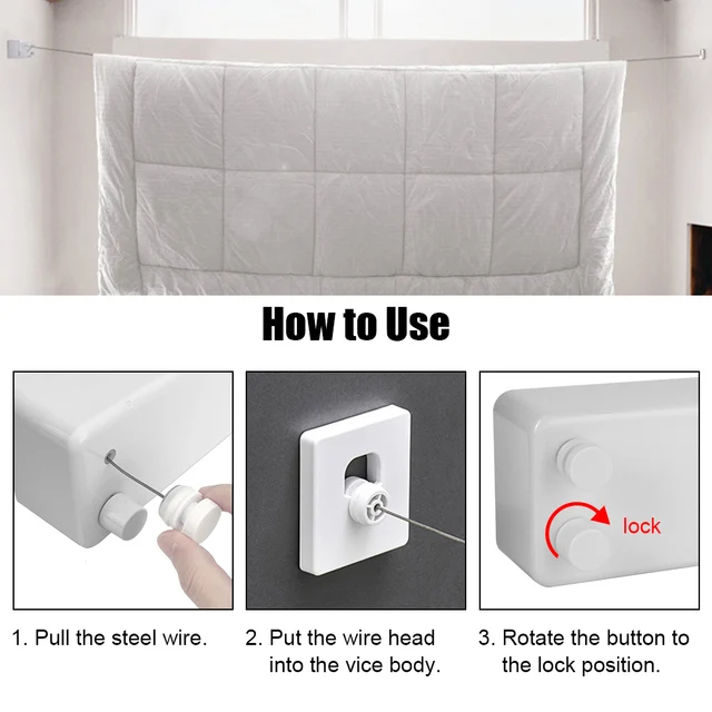 현대 생활 양식에 맞게 설계된 접이식 빨랫줄: 공간 절약, 편리성, 다용성