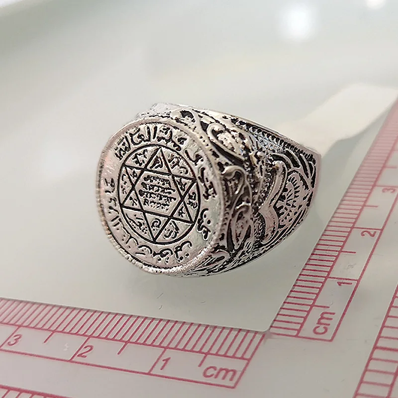 Винтажные античные посеребренные мужские кольца Дракон большая резьба кольцо из нержавеющей стали серебряный цвет ювелирные украшения Z3X807