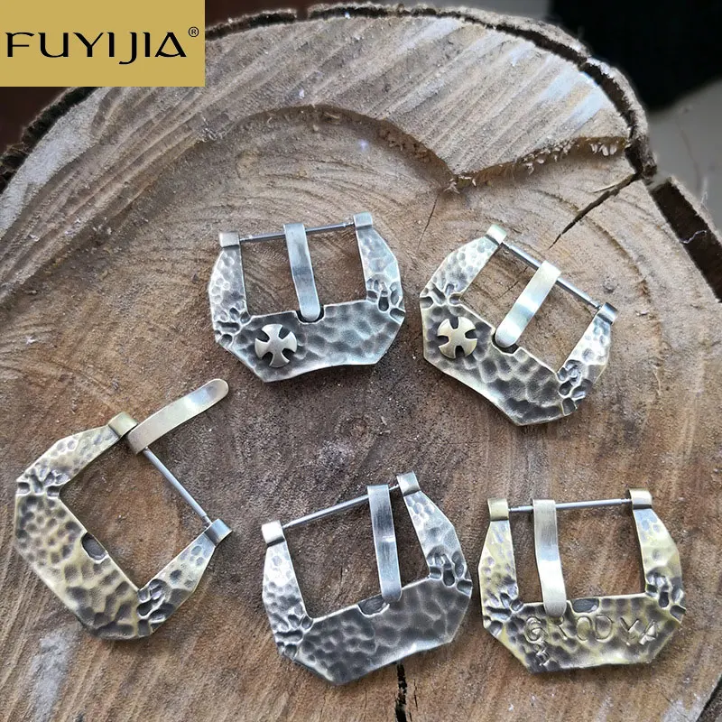 FUYIJIA 20 мм индивидуальная Ретро прочная стальная пряжка с булавкой лучший бренд