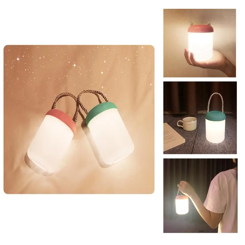 

Creative Portable LED Night Light Touch Switch Book USB Rechargeable Table Lamp Bedside Baby Feeding Lamp Sleeping Nightlight