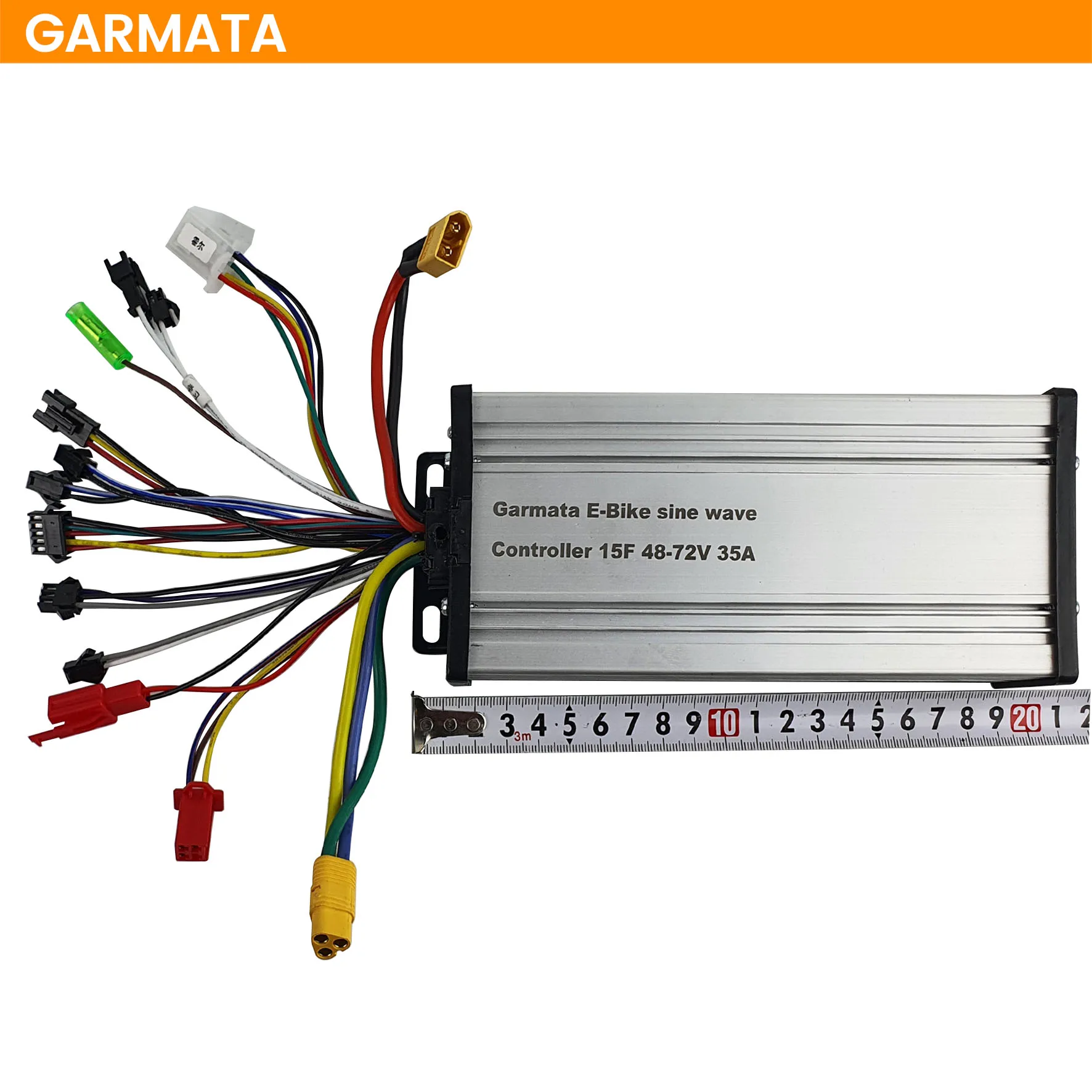 

Garmata E-bike Controller 48-72v35A/Sine Wave/E-ABS/Cruise/3Speed/PAS/Hallless Mode