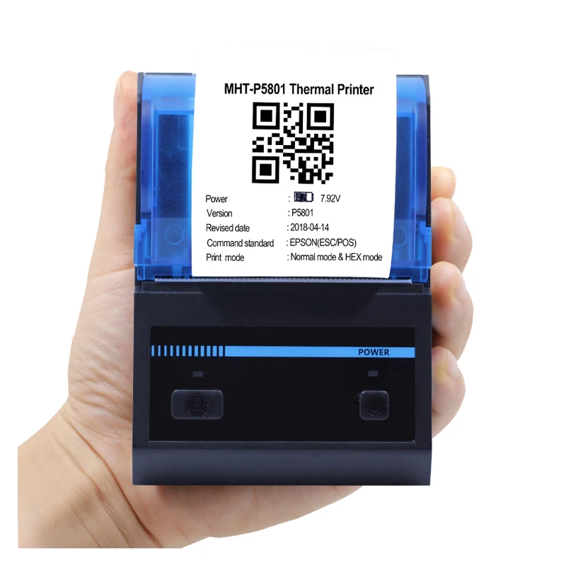 Высокое качество Мини android pos Термальный чековый принтер Мобильный bluetooth с высокой скоростью тепловой Мини чековый принтер
