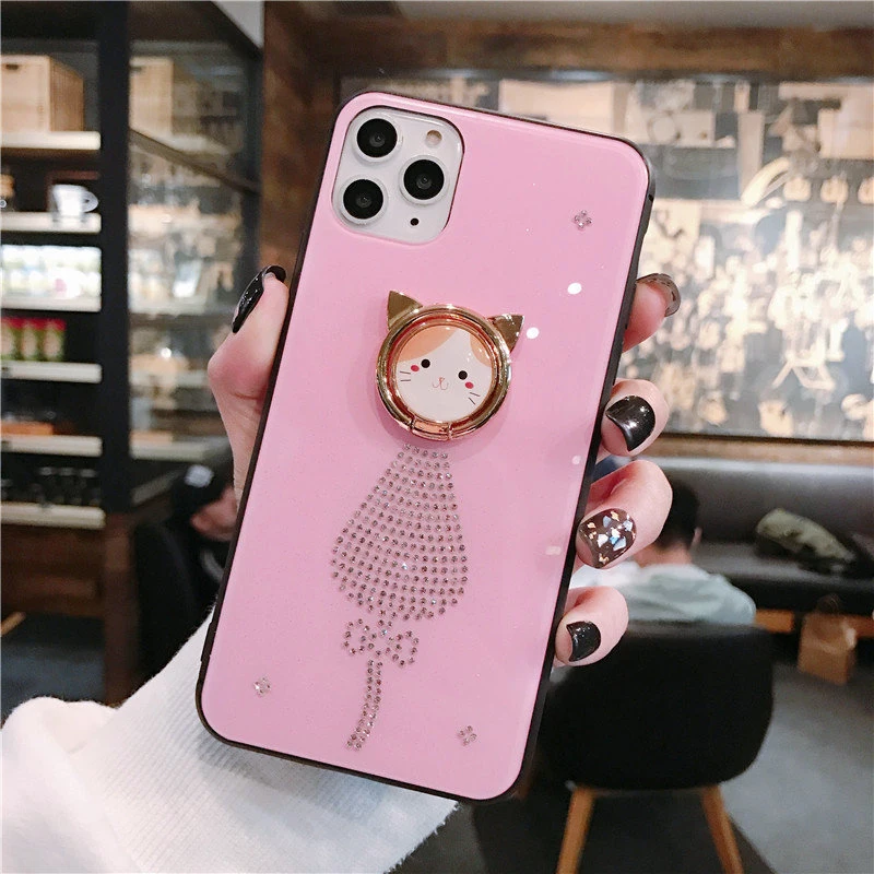 Abmos роскошный блестящий чехол для телефона с бриллиантами iPhone 6 6s 7 8 Plus 11 Pro Max X XS