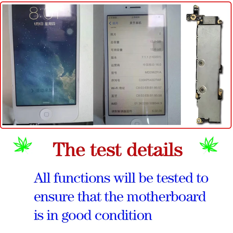 8 GB/16 GB/32 GB чистая материнская плата iCloud для iphone 5C с чипами 100% разблокированная 5C| |