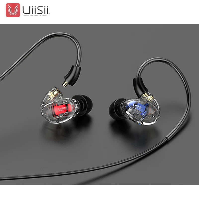 Uiisii CM8 HIFI наушники динамическая сбалансированная арматура гарнитура MMCX интерфейс съемный кабель с микрофоном для Xiaomi huawei телефон