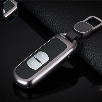 

Aluminum Alloy Car Key Case Shell Cover Key Shell Holder For Mazda CX-5 CX-7 Atenza Alexa Auto Accessories