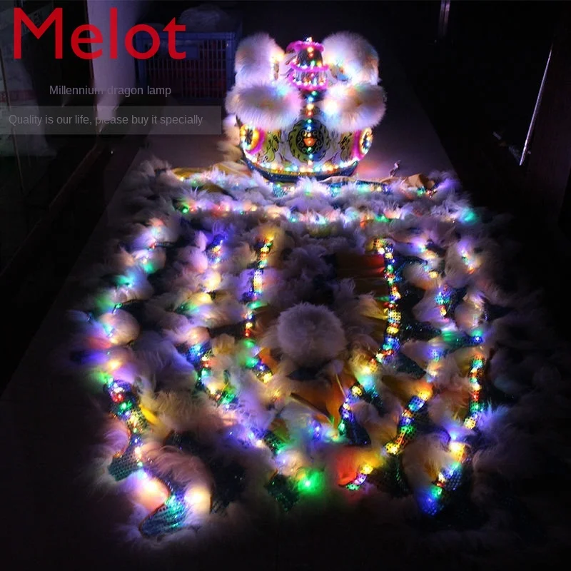 Five Thousand Dragon Lantern Light Lion Wool South Lion Dance Props South Dance Dragon Props