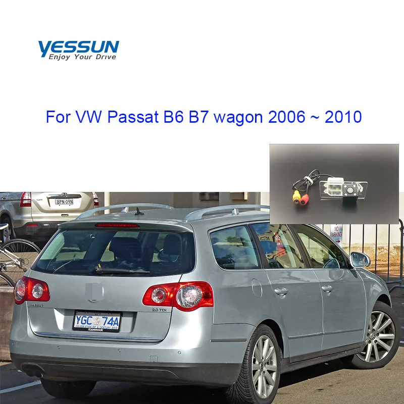 Камера заднего вида Yessun для VW Volkswagen Passat B6 B7 wagon 2006 2007 2008 2009 2010 резервная
