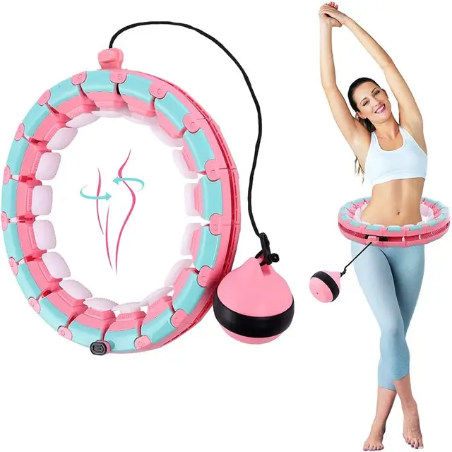 Intelligence Adjustable Sport Hoops Abdominal Thin Waist Exercise Detachable Burning Fit Gym Training Weight Loss Fitness Hoop 1
