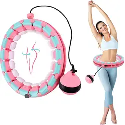Intelligence Adjustable Sport Hoops Abdominal Thin Waist Exercise Detachable Burning Fit Gym Training Weight Loss Fitness Hoop