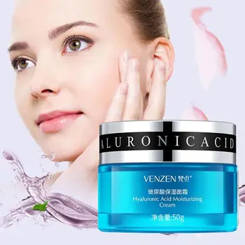 

50g Moisturizing face cream Hyaluronic Acid Face Serum Cream Skin Care Day Moisturizer Whitening Female Cream K6Q5