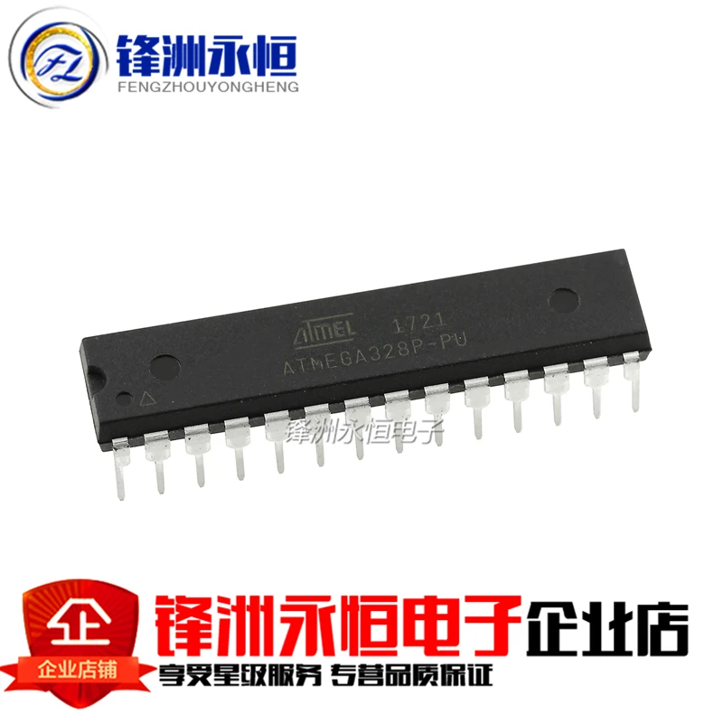 

1 шт., новинка 100%, Φ ATMEGA328 ATMEGA328P ATMEGA328P P U DIP-28 чипсет