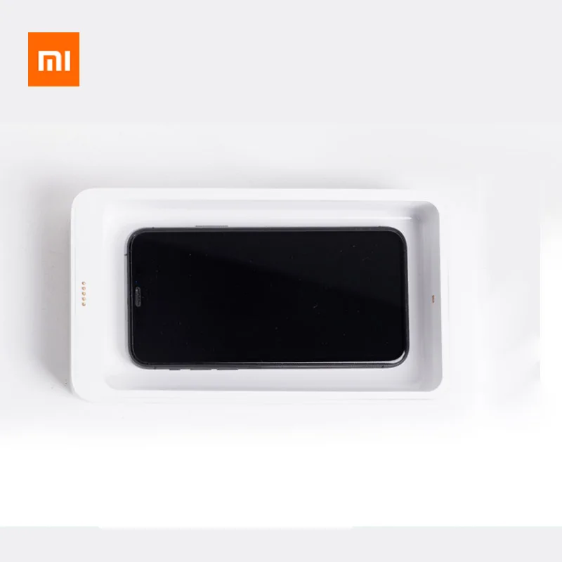 Xiaomi Mijia многофункциональное Беспроводное зарядное устройство дезинфекция коробка VC светодиодный стерилизация 10 Вт Беспроводная зарядка для iphone Xs Max
