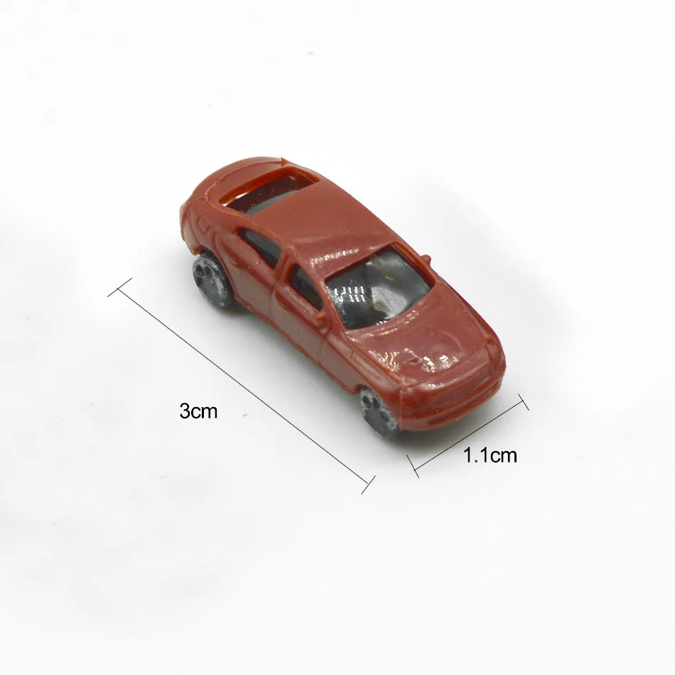 Гибридная n-масштабная модель поезда железнодорожная компоновка car100PCS 1:150 игрушка пейзаж diorama миниатюрная сцена DIY производство