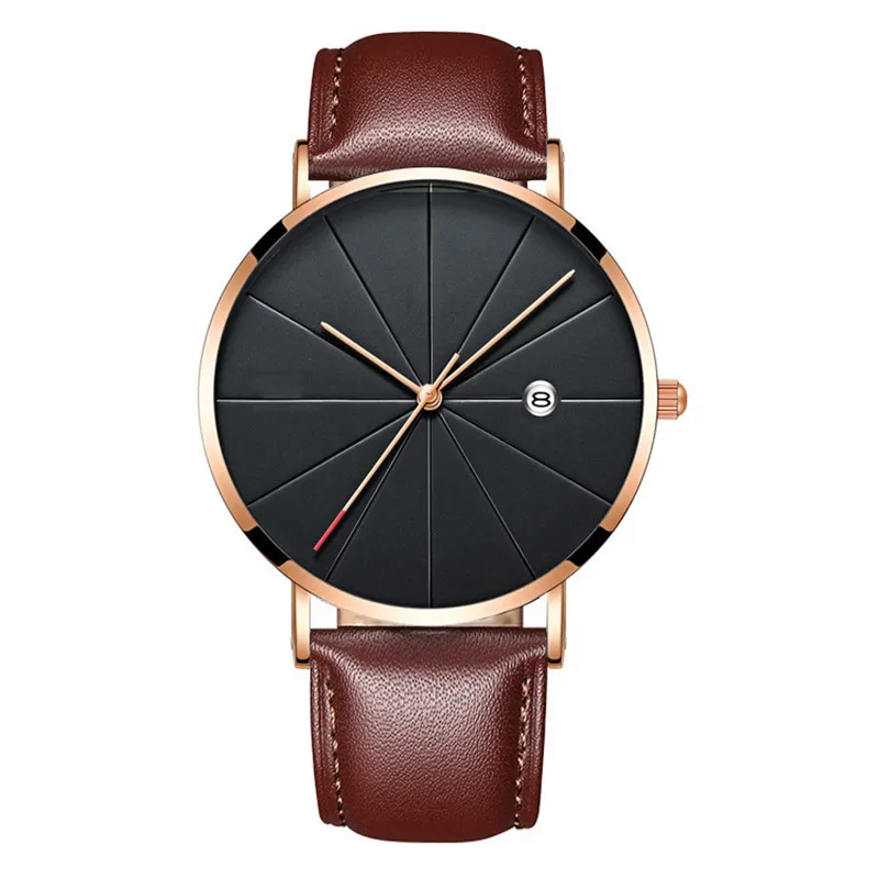 Мужские часы Модные кварцевые простые мужские часы наручные мужские подарок для мужчин Relojes круглый сетчатый ремень повседневные мужские наручные часы
