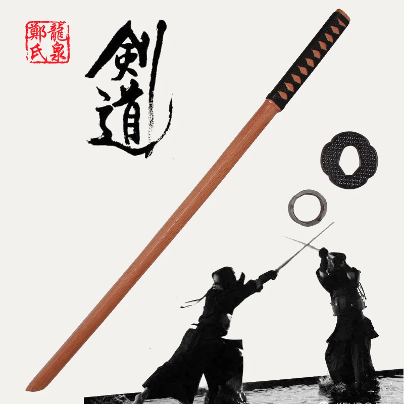 Katana LaidoHard древесина 100 см кэндо учебный меч дубовый декоративный самурайский
