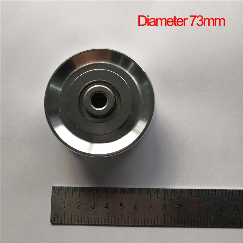 Diameter 73mm Универсальный диаметр 73 мм 88 мм 95 мм 110 мм 114 мм алюминиевый сплав подшипник шкив колеса Кабель Фитнес Оборудование Часть - Цвет: Diameter 73mm