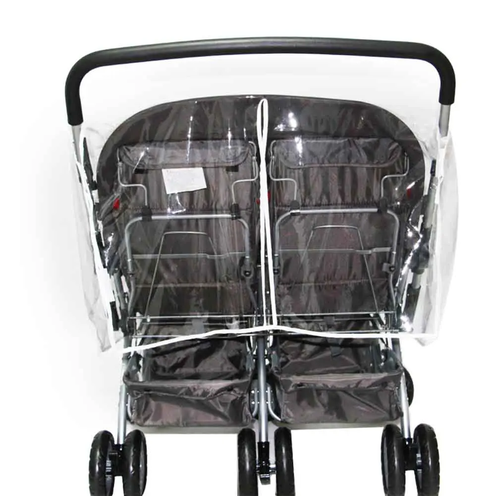 twin pram rain cover