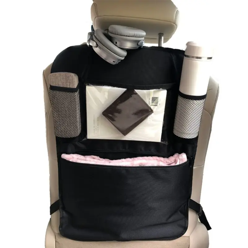 Органайзер для заднего сиденья автомобиля переднее сиденье для хранения детей Карманный мешок Авто Путешествия коврик P31B