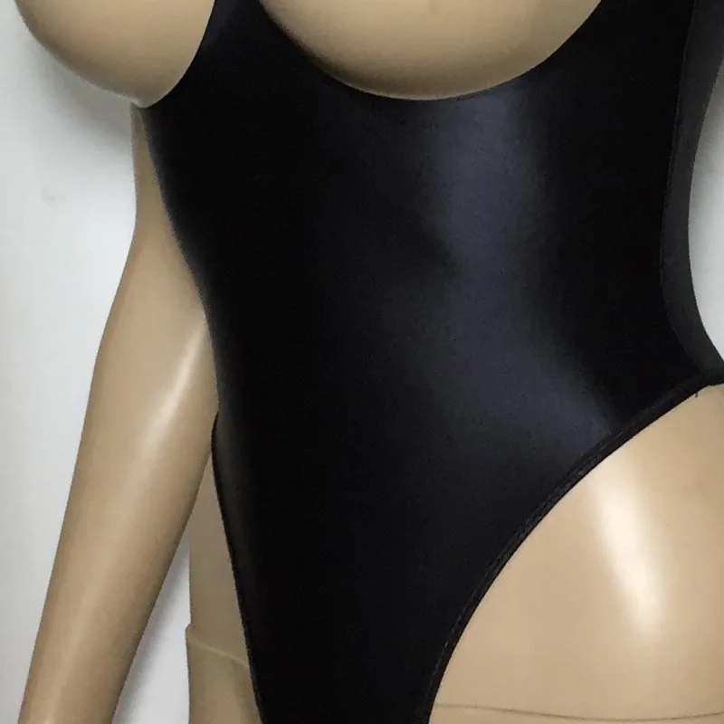 Sexy Shiny Spandex Cupless Crotchless Teddy Thong Leotard Open Breast Bodysuit Lingerie Jananese Style Erotic Swimwear women underwear sexy lingerie women swimsuit