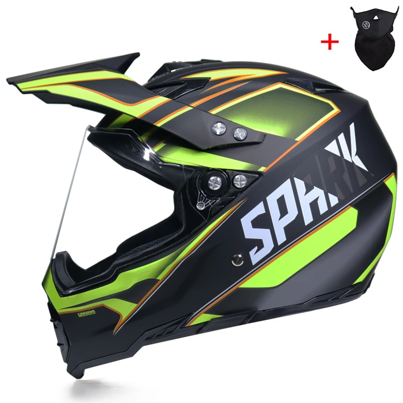 MSUEFKD Лидер продаж мотоциклетный шлем Casco Capacete с объективом зимний ATV ветрозащитный шлем для мотокросса - Цвет: 1a