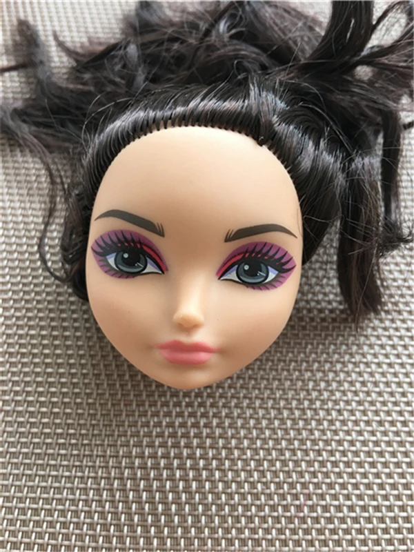 Monster Doll Toy Head Good Makeup Doll Head Girl Dressing DIY Toy