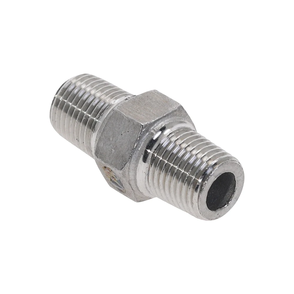 1 шт. шестигранная труба с наружной резьбой 1/8 дюйма|straight connector|pipe fittingsmale thread |