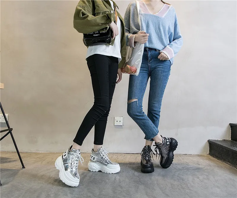 Женские белые ботинки на платформе с высоким берцем из микрофибры новые женские брендовые дизайнерские модные удобные рабочие ботинки для спорта и отдыха