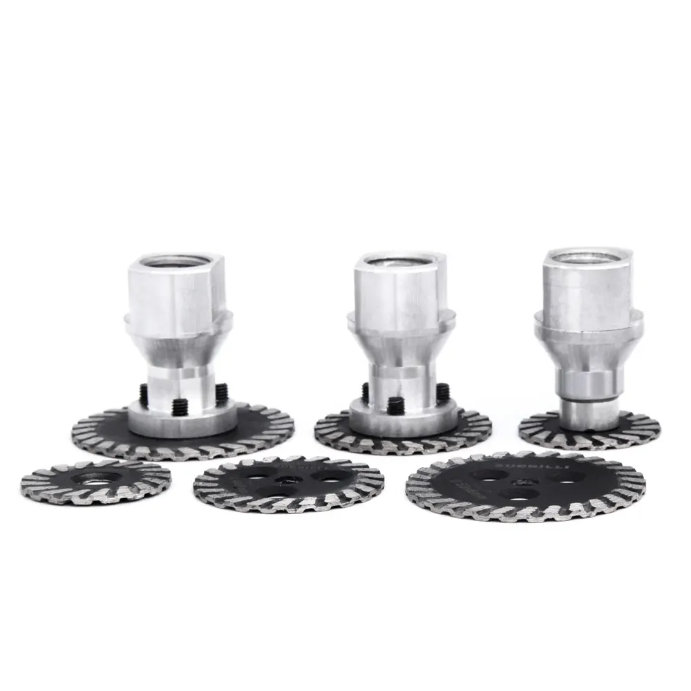 Hot pressed Diamond Mini Turbo Cutting Blade With Removable Flange M14 & 5/8-11 Diamond Carving Disc Saw Blade For Stone Granite