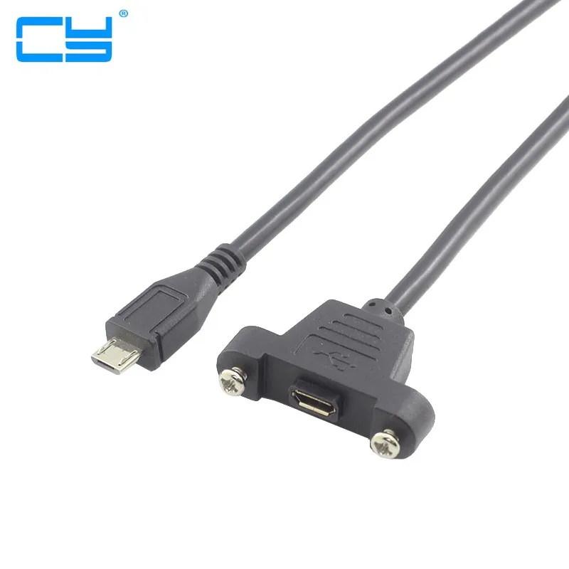 

Micro USB 5Pin штекер-гнездо фотокабель с винтами 30 см 50 см