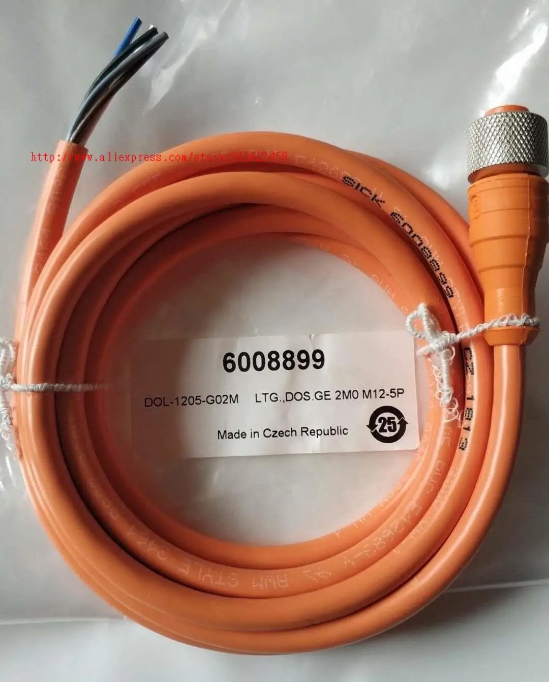 1pcs DOL-1205-G02M DOL-1205-W02M Sick M12 5Pins Sensor Connecting Cable 2M for KT5W-2N1116 100% New &amp Original | Обустройство дома