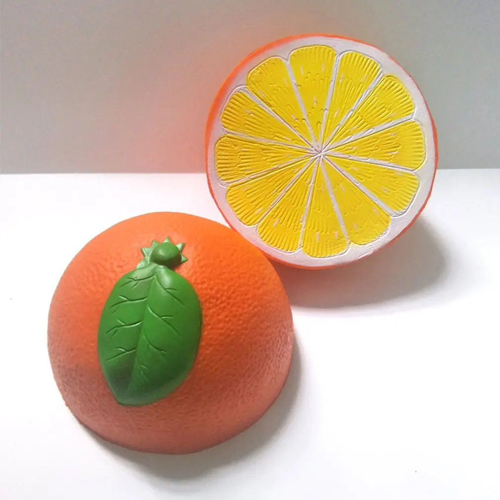 Мини-игрушка из искусственной кожи с искусственным мультяшным фруктом, кукла из искусственной кожи, медленно восстанавливающая декомпрессионную игрушку, мягкая игрушка для украшения торта, образец модели