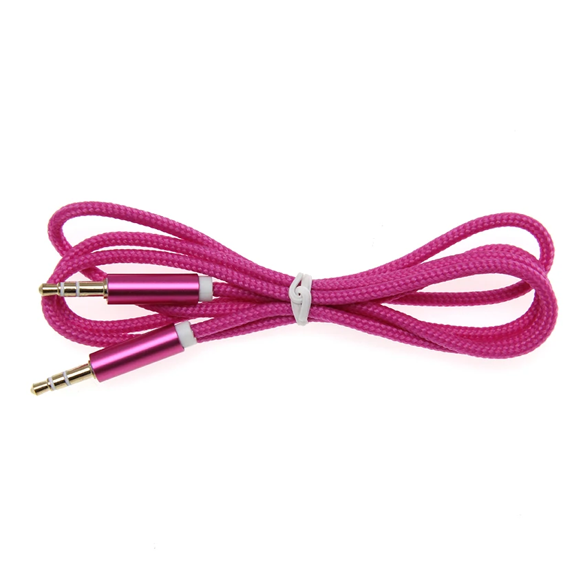 Aux Cable Jack 3 5mm Audio Male To Male Cable 3 5 Mm Jack Audio Cable for Xiaomi Car Speaker Headphone MP3 4 AUX Cord 300pcs lot