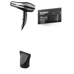 High-Power Professional Salon Hair Dryer with Concentrator Nozzle Attachments and Adjustable Speeds (Without box)