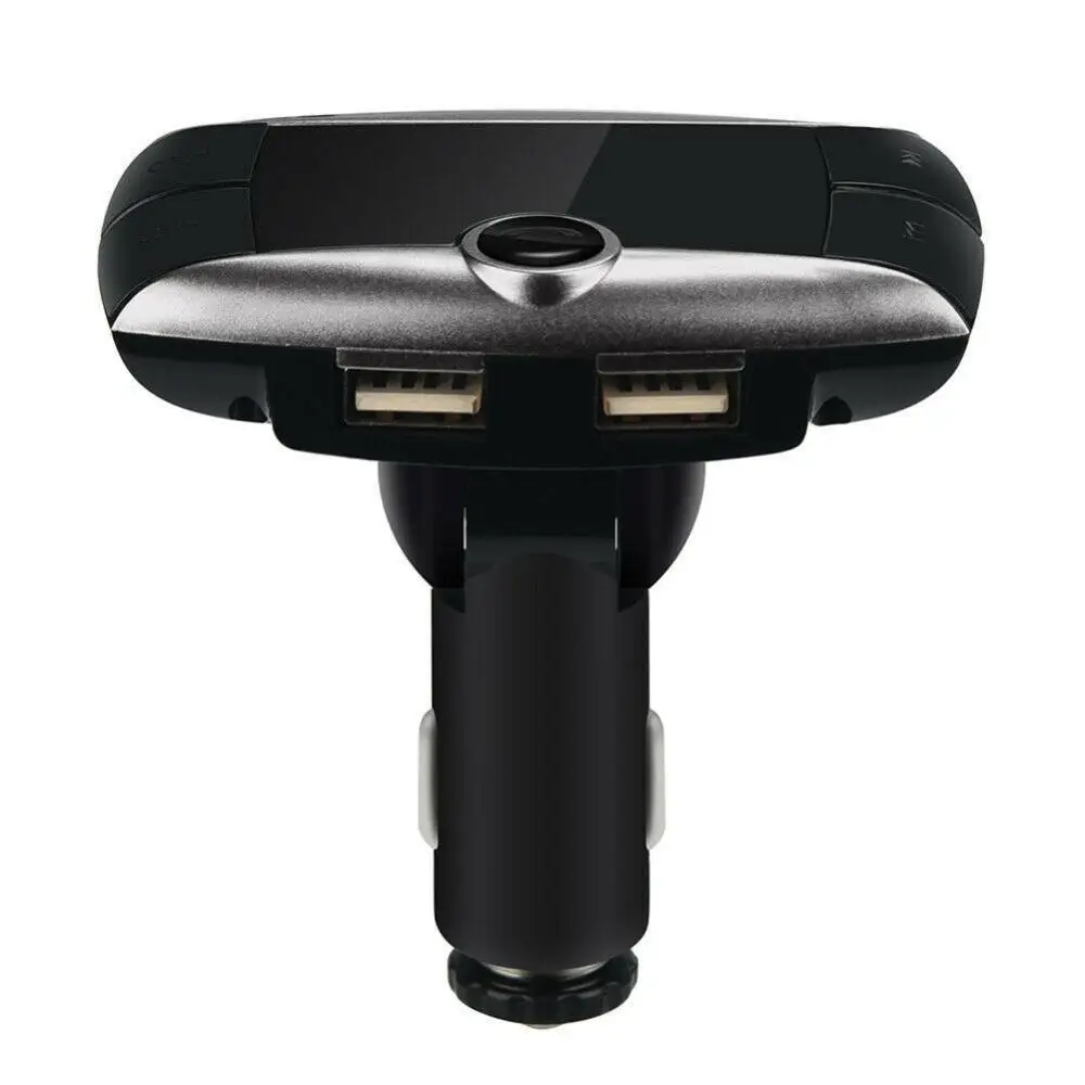 

Wireless Bluetooth Car Kit FM Transmitter Modulator Hands-free Audio Music Player USB Car Charger FM Transmitter Bluetooth
