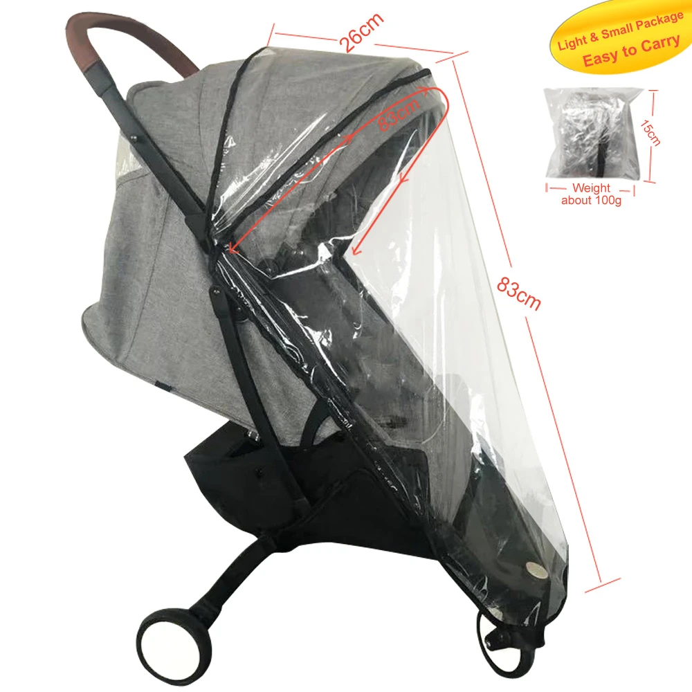 Stroller Accessories Rain Cover for Babyzen YOYO2 Baby YOYA Plus Windproof Infant Pram Pushchair Universal Raincoat best travel stroller for baby and toddler	