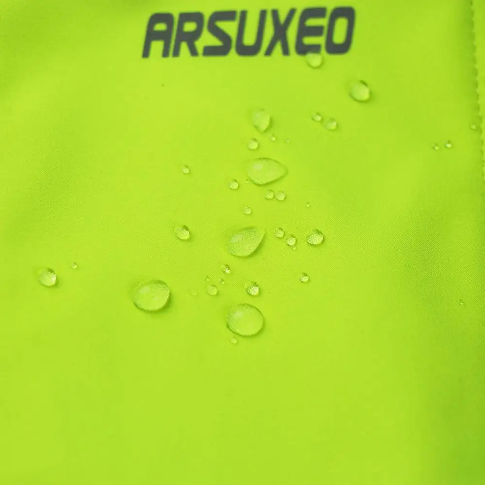 ARSUXEO, Мужская зимняя велосипедная куртка, комплект, ветрозащитная, водонепроницаемая, термальная спортивная одежда, велосипедные штаны, брюки, велосипедные костюмы, одежда 15kk