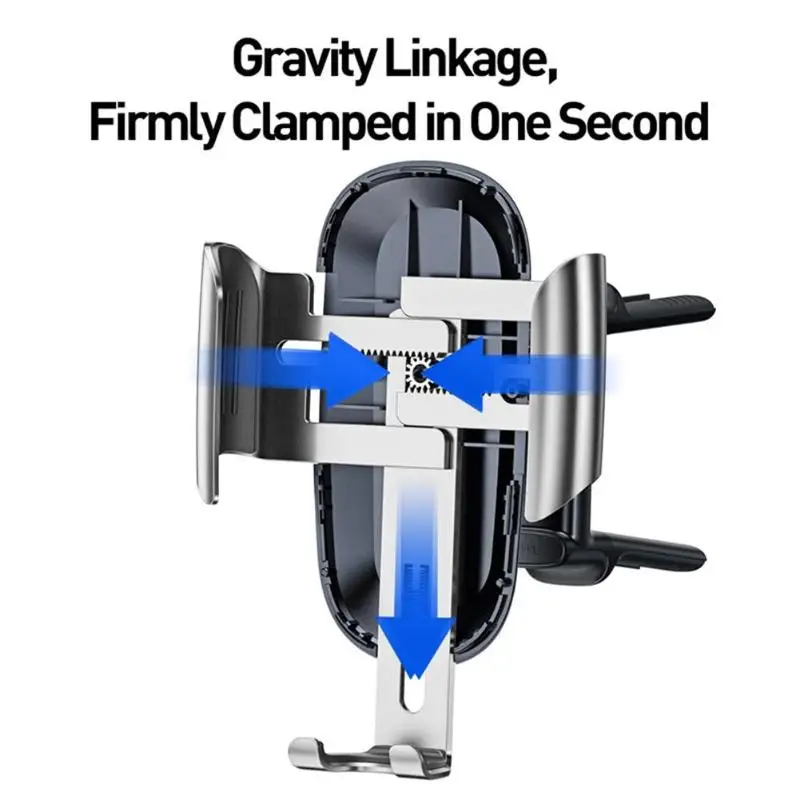 Baseus Gravity Автомобильный держатель для телефона кронштейн круглый воздушный выход крепление подставка авто телефон поддержка для Iphone XS XR samsung мобильный телефон