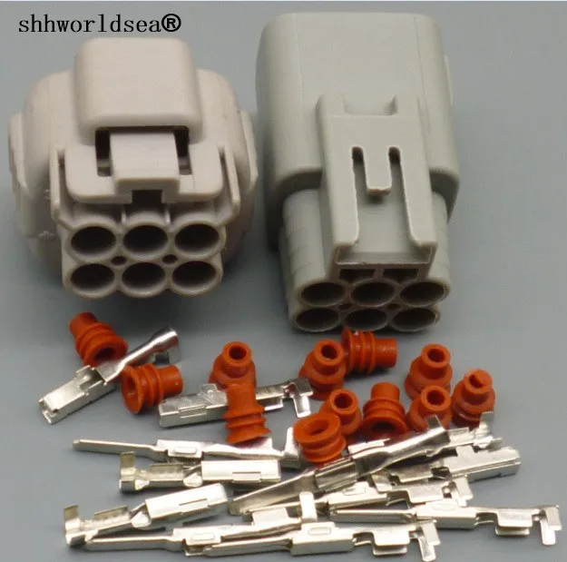 shhworldsea 6 Pin 2.2mm TS Accelerator Pedal Automotive Connector Female Male plug For Toyota 6188-0175 6189-0323