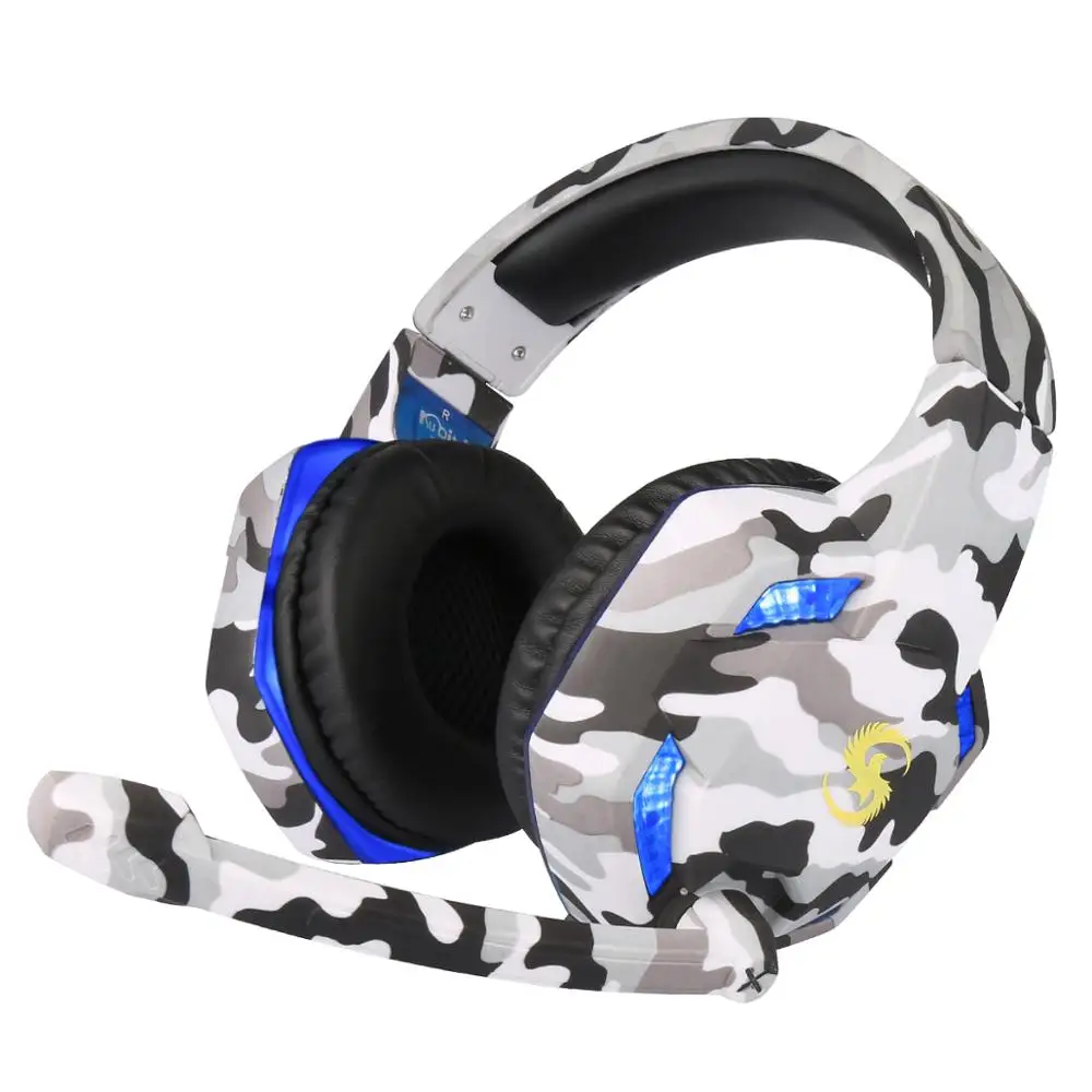 T 176 Professional Gaming Headphones for Computer PS4 Adjustable Bass Stereo PC Gamer Over Ear Wired Headset With Mic Gifts