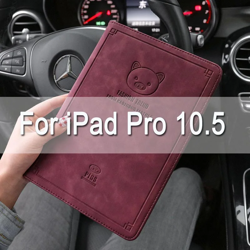 For iPad Pro 10.5 Магнитная откидная крышка для iPad Air Air2 Mini 1 2 3 4 чехол для планшета для нового iPad 9,7 a1893 Ретро чехол для iPad 2/3/4 - Цвет: For iPad Pro 10.5