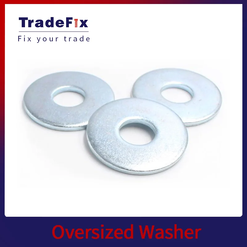 TradeFix Zinc Plated Oversized Washer Extra Large Metric M3 M4 M5 M6