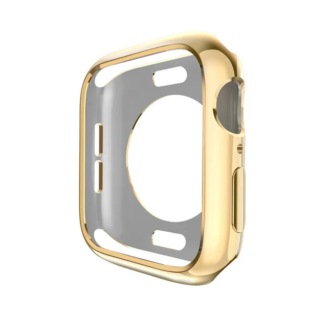 ТПУ ремешок для часов с пряжкой для Apple Watch чехол 5 4 38 мм/40 мм подходит для наручных часов iwatch серии 3/2/1/44 42 мм часы чехол Аксессуары