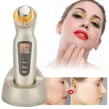 

Micro-Current Photoion Serum Import Machine Yellow Light Skin Rejuvenation Instrument Home Salon Skin FaceLifting Tighten Device