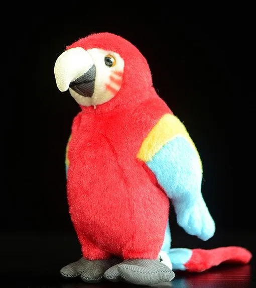Милые плюшевые игрушки Cockatiel мягкие животные плюшевые игрушки для детей Рождественский подарок - Цвет: Height 16cm
