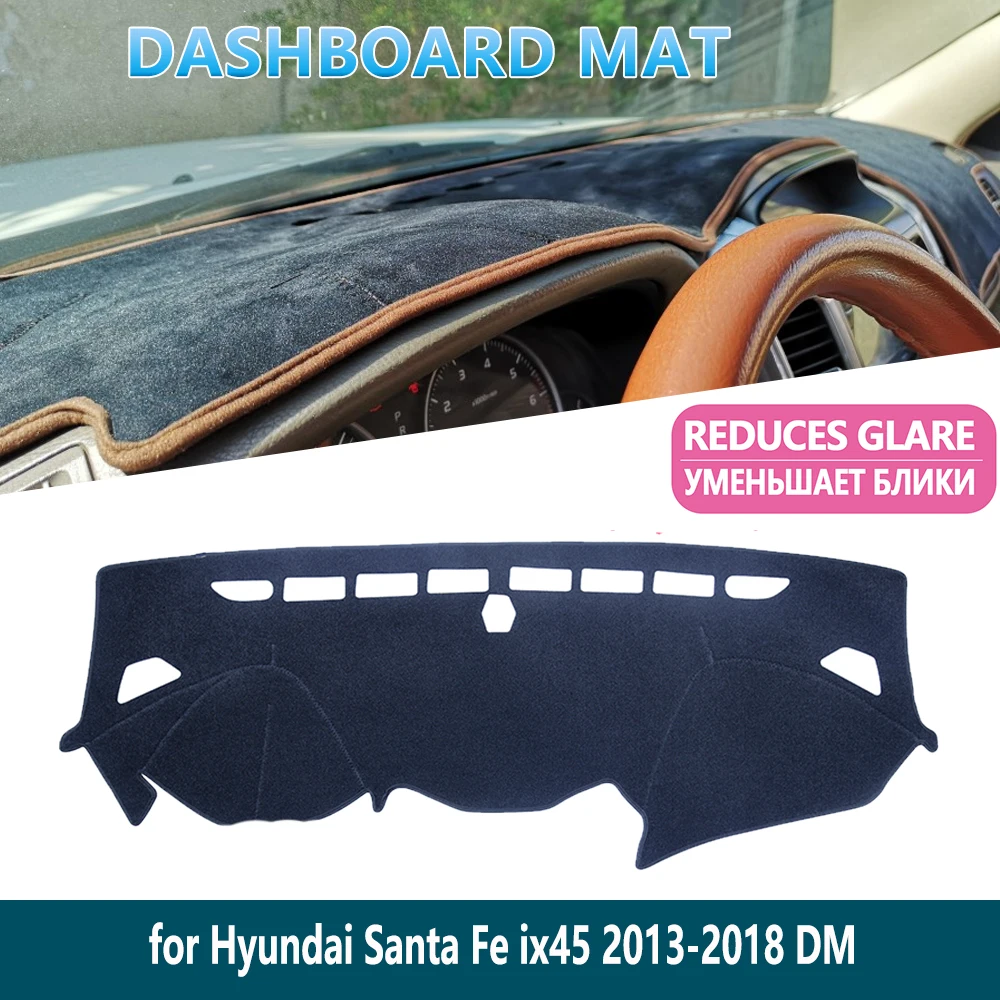 Коврик для приборной панели Hyundai Santa Fe 2013 2014 2015 2016 2017 2018 DM IX4 Внутренний