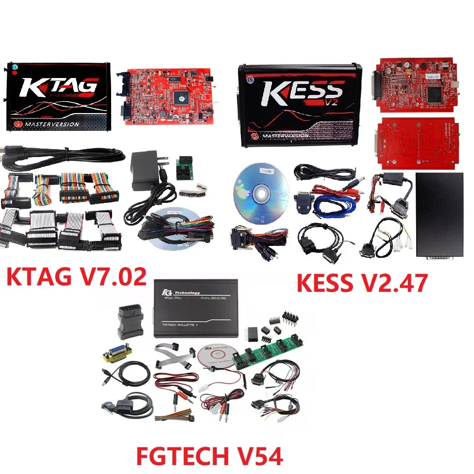 KESS KTAG FGTECH 0475 красный ЕС KESS V5.017 SW2.47 KTAG V7.020 SW2.25 FGTECH V54 0475 KESS 5,017 KTAG 7,020